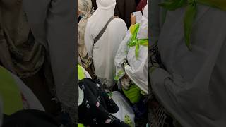 Shalat Hajat di Area Pilar Berkelopak Bunga Emas Raudah naytaklappertart2913 shorts haji [upl. by Anawed]