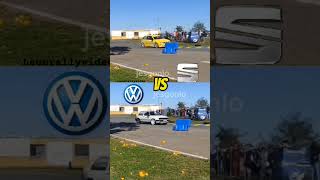 Seat vs Volkswagen seat volkswagen seatibiza golf fia rfeda facyl drift leon castroponce [upl. by Enrobialc]