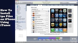 How To Install ipa Files On iPhone Tutorial [upl. by Innavoj]