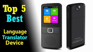 Top 5 Best Language Translator Device 2021 [upl. by Niad]