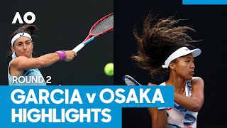 Caroline Garcia vs Naomi Osaka Match Highlights 2R  Australian Open 2021 [upl. by Clotilde]