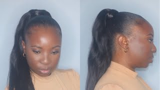 Sleek Ponytail on Short Hair [upl. by Niro]