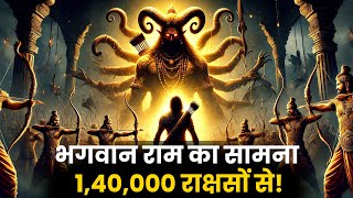 Ramayan Katha  140000 राक्षसों की सेना लेकर पहुंचे  भगवान राम को मारने  Arjun Shastri ramkatha [upl. by Ethban898]