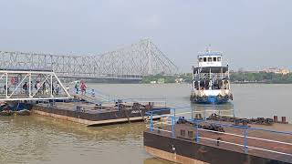 THE GANGA RIVER gangariver gangaghat howrahbridge howrahbridgekolkata ship river riverside [upl. by Aicnilav]