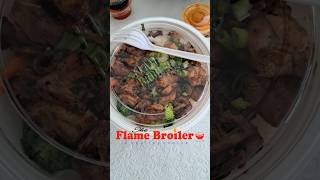 Flame Broiler Chicken Bowl 🥣🔥🔥 foodvlog chickenbowl [upl. by Leanora507]