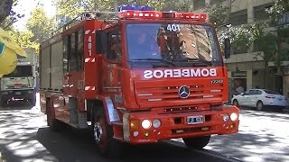 Bomberos PFA en emergencia compilación [upl. by Pratt]