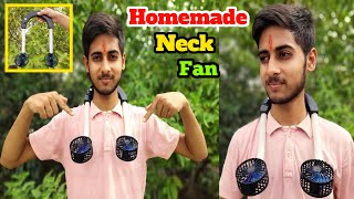 How To Make Rechargeable Neck Fan  Using PVC Pipe  technicalanantprakash [upl. by Scharf]