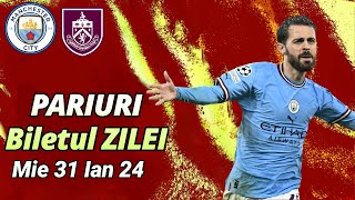 PARIURI miercuri 31012024  Biletul COTA 25  Man City  Burnley Tottenham  Brentford [upl. by Jared405]