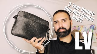 LV DUO Messenger Bag  Whats inside Wear amp Tear [upl. by Cypro]