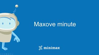 Minimax Maxove minute  POSD obrazac  Paušalni obrt [upl. by Navarro66]