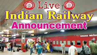 Live  Popular Indian Railway Latest amp Clear Train Announcement at New Delhi 2020  Part 5 [upl. by Mirilla730]