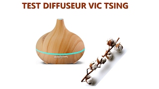 TEST1 DIFFUSEUR DHUILE ESSENTIELLE VIC TSING [upl. by Enner]