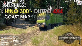 Hino Dutro 4x4 offroad Angkut Kayu Spintires [upl. by Arch961]