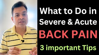 Severe Back Pain Treatment Slipped Disc Herniated Disc Treatment Back Pain while Travelling [upl. by Yorgos]