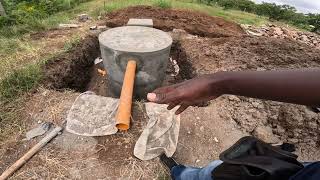 Biodigester  Bio Digester Septic Tanks  Construction in Kenya [upl. by Neersan711]