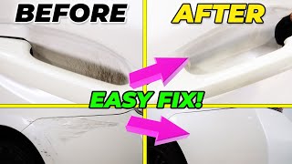 How To Remove Scratches From Your Car By Hand DIY Paint Transfer Correction  No Machine Polisher [upl. by Staw]