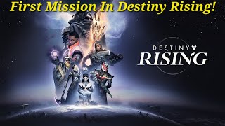 Destiny Rising Gameplay  Wolfs First Mission [upl. by Earlie]