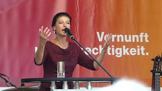 Sahra Wagenknecht Demo Berlin 3 Oktober 2024 Frieden Großer Stern [upl. by Madella]