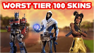 Revisiting Some of Fortnites WORST TIER 100 SKINS of ALL TIME [upl. by Greysun]