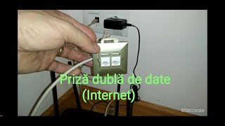 Priza dubla de date Internet [upl. by Anasor]