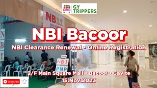 NBI BACOOR  NBI CLEARANCE RENEWAL  PHILHEALTH EXPRESS  2F MAIN SQUARE MALL  BACOOR 15Nov2023 [upl. by Danella178]