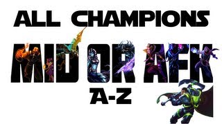 Lets Play League of Legends  MID OR AFK AZ Darius GermanHD [upl. by Fitz]