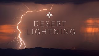 DESERT LIGHTNING With Drone [upl. by Billie]