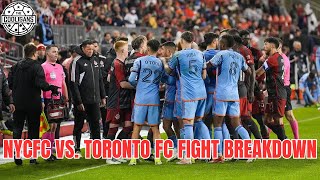 Reacting to the wild brawl between NYCFC and Toronto FC  MLS News [upl. by Gilligan998]