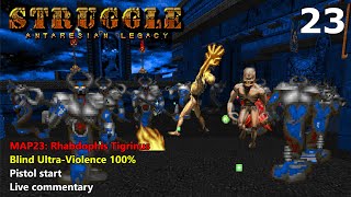 Doom II Struggle  Antaresian Legacy  MAP23 Rhabdophis Tigrinus  Blind UltraViolence 100 [upl. by Anali]