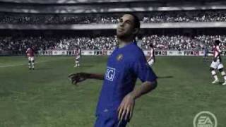 quotRonaldo freekick vs Arsenalquot FIFA 09 [upl. by Nayhr]