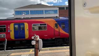 Full Journey on The District Line From Wimbledon To Upminster Via Victoria S7 Stock Whistle [upl. by Ahsinotna1]