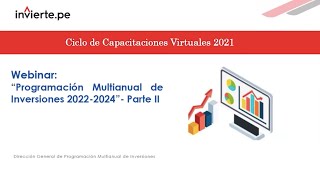 DGPMI Programacion Multianual de Inversiones 20222024 [upl. by Donahue]