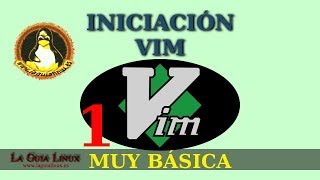 1 Iniciación a VIM  Moverse guardar cambios y salir [upl. by Ahsekel191]