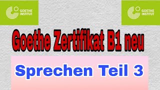 Goethe Zertifikat B1  Sprechen Teil 3  Über ein Thema sprechen  Alle Präsentationen [upl. by Amara237]