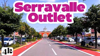 4K  Serravalle Designer OUTLET Italy  a unique shopping experience  the largest outlet in Europe [upl. by Mcconaghy821]