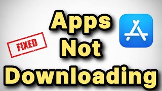 iPhone apps not downloading Solved [upl. by Nylanna]