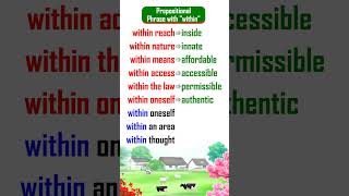 Prepositional Phrases in English prepositionalphrases prepositionsinenglish english shorts [upl. by Artima287]