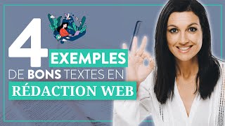 4 EXEMPLES de BONS TEXTES en RÉDACTION WEB [upl. by Anahoj]