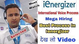 Ienergizer Hiring For International Collection Process  Graduat Fresher Can Apply Bpo Job In Noida [upl. by Sirehc83]