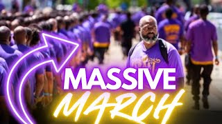 MASSIVE MARCH Hebrew Israelites Springfield Ohio PROTEST [upl. by Suitangi949]