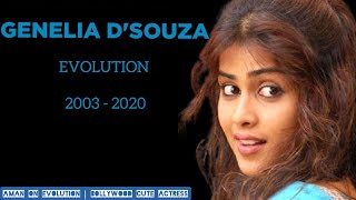 Genelia Dsouza Evolution 2003  2020  Genelia Dsouza Songs  Genelia Dsouza Movies  90s hindi [upl. by Con]