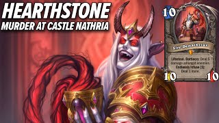 This Hearthstone Deck Will Kill You In One Turn  Murder at Castle Nathria [upl. by Hansel]