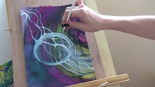 Transformation  Draw With Me  Gouache Painting  Plamena Ivanova  Little Funky Flames [upl. by Tnahs271]