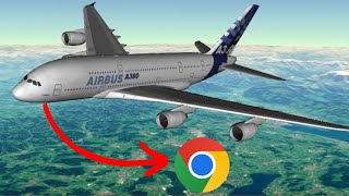 This Flight Simulator Runs On Your BROWSER  GeoFS [upl. by Taryn]