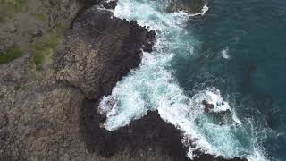 Drone shot of Kiama Blowhole  NSW Australia  4k DroneAerial Footage [upl. by Aisital]