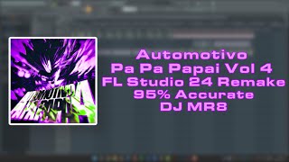 Automotivo Pa Pa Papai Vol 4  FL Studio 2024 Remake  95 Accurate  DJ MR8 [upl. by Haikan]