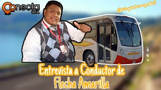 ¿Qué necesito para ser CONDUCTOR de AUTOBUSESEntrevista a OPERADOR de FLECHA AMARILLA [upl. by Ana]