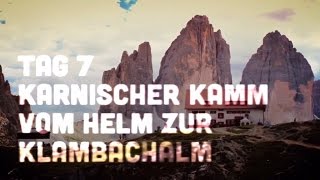 Dolomiten 2016 Tag 7  Wanderung vom Helm zur Alpe Nemes [upl. by Ayarahs]