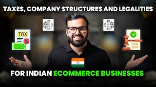 Taxes Companies amp Legalities for eCommerce POD or drop shipping businesses in Indiain Hindi [upl. by Aydin]