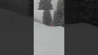 BLIZZARD AT BRECK snow mountains shredthegnar [upl. by Adlar]